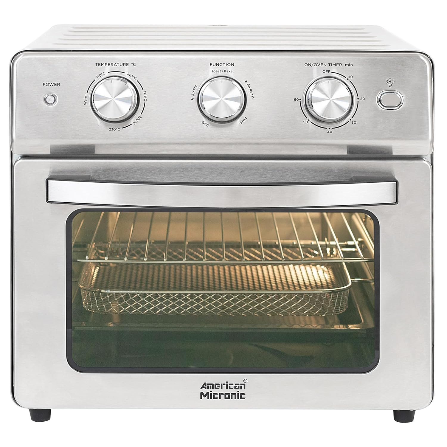 American Micronic 25 Litre Air Fryer cum Oven Toaster Griller
