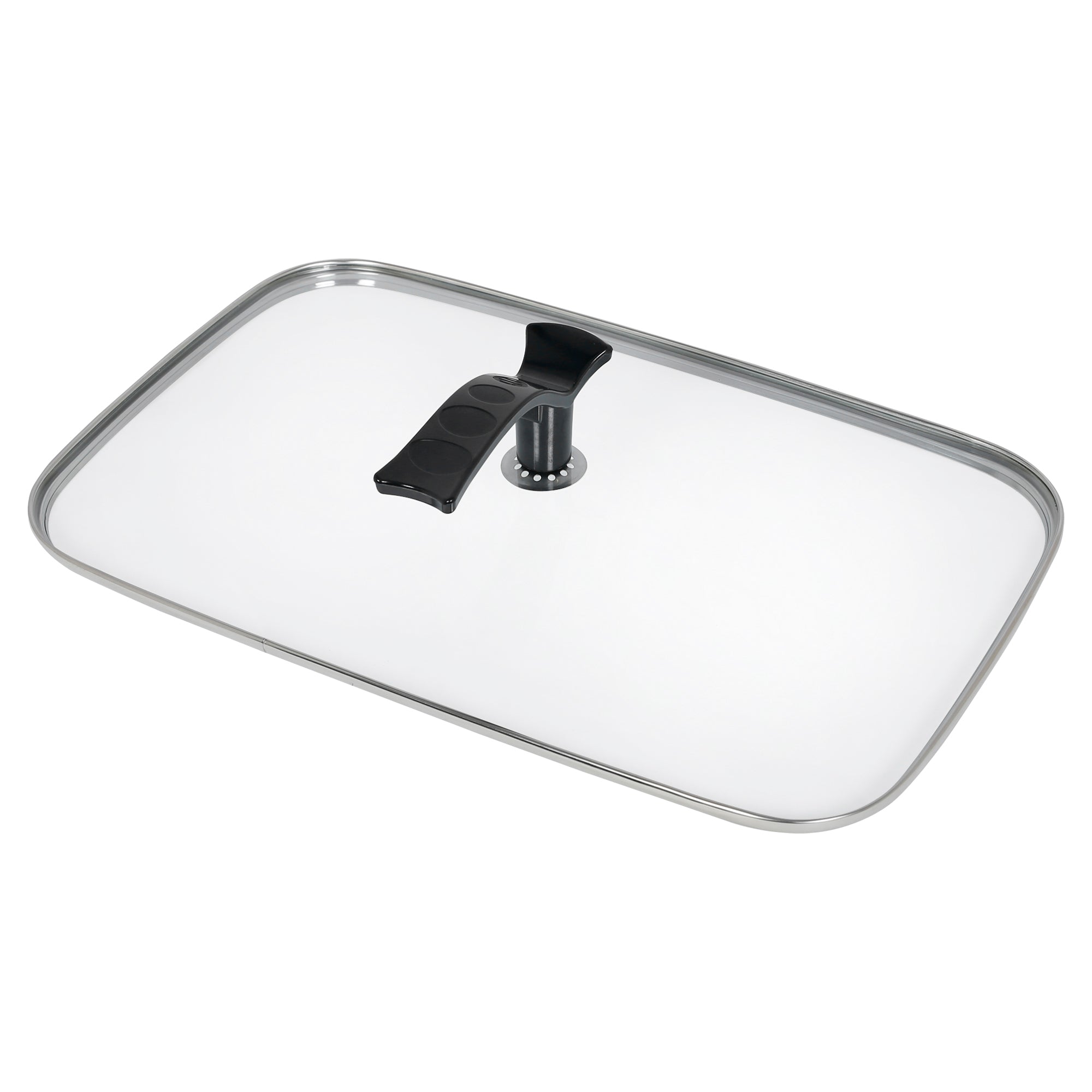 American Micronic Imported Barbeque Griller with Toughened Glass lid