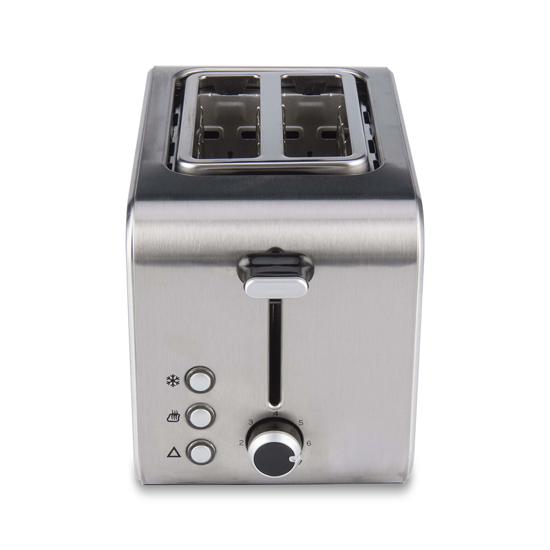 American Micronic India - 2 Slice Full Stainless Steel Pop up Toaster